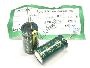 1000MF 100V 18X35MM 1000UF 100V KONDANSATÖR
