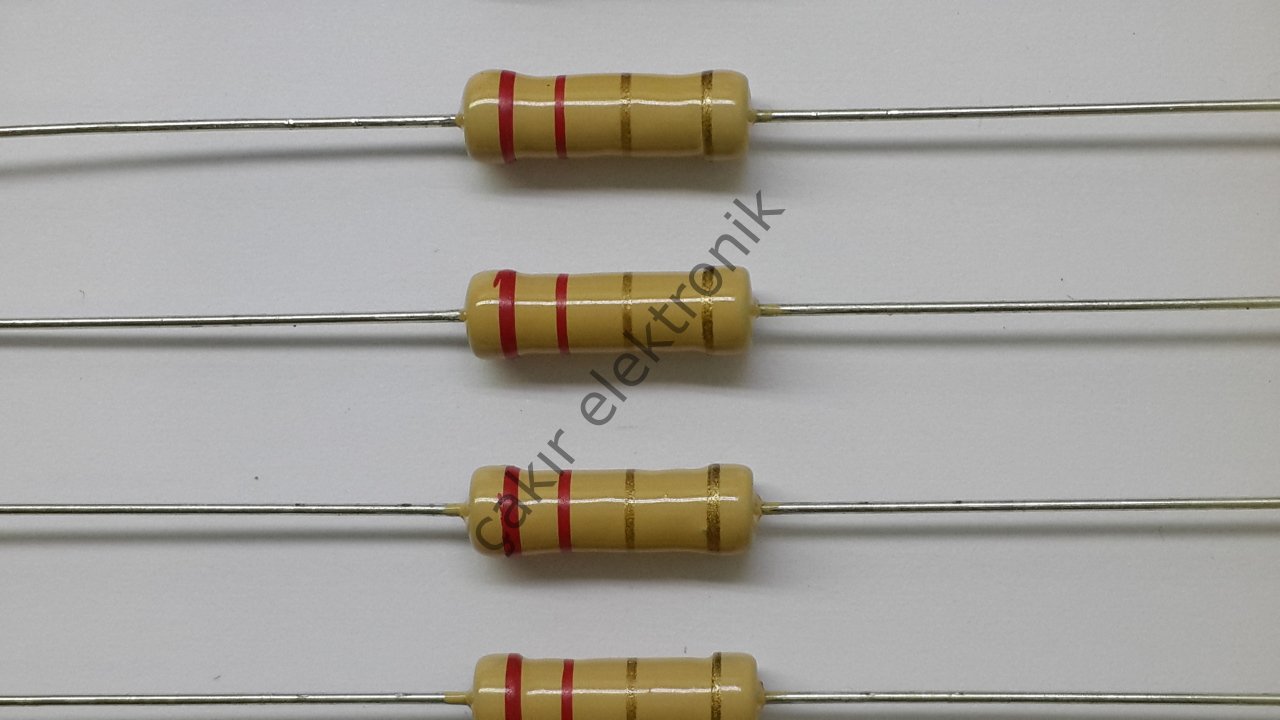 2R2 - 2,2R - 2,2 OHM - 2,2Ω - 2WATT DİRENÇ