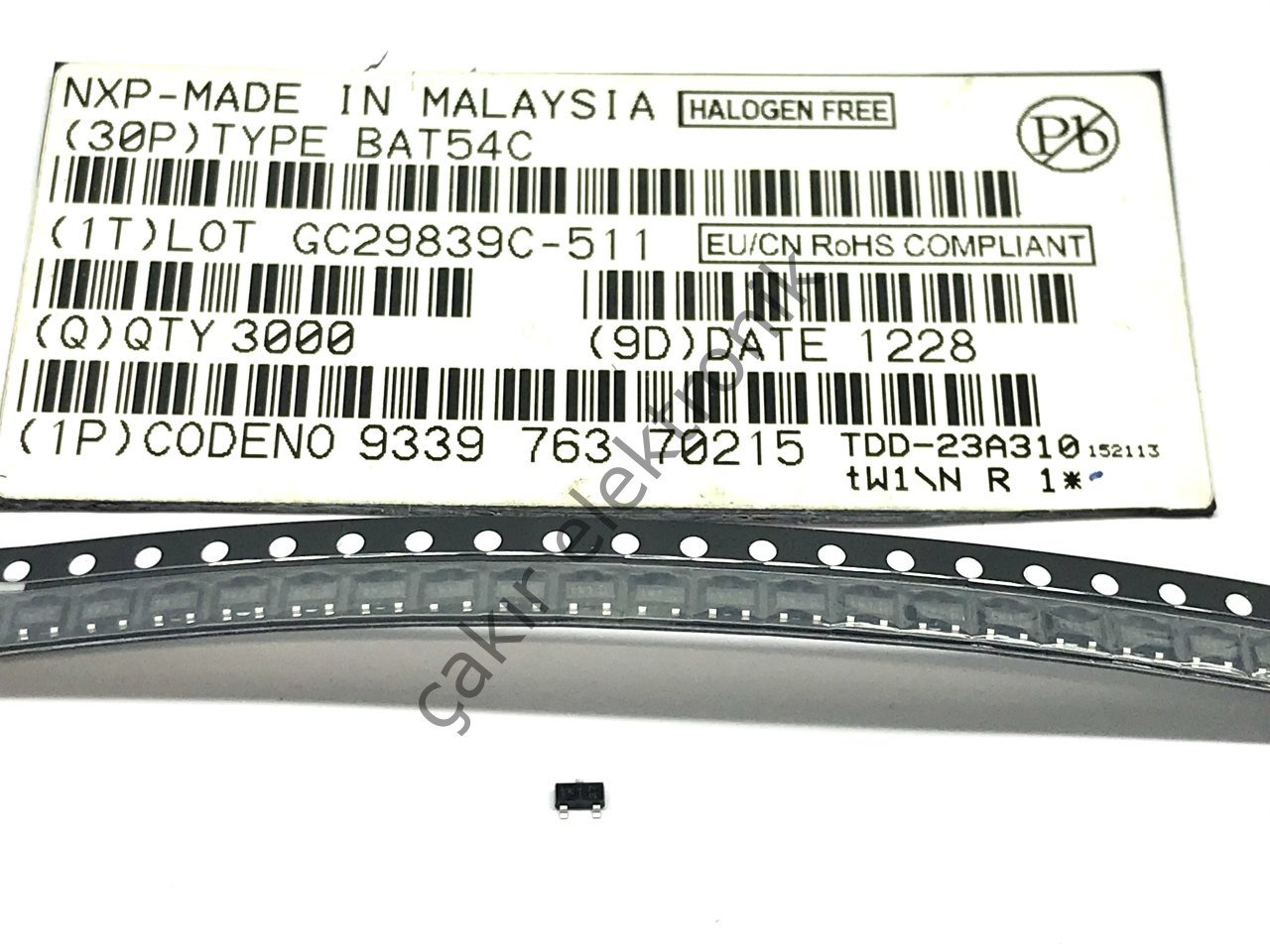 BAT54C - 30V. 200MA. Schottky Diodes -TW1 - L43 - KL3 -
