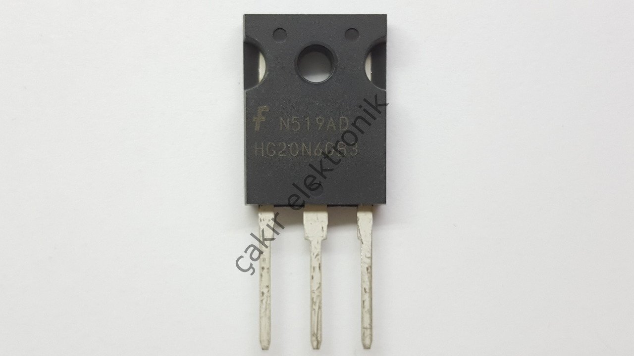 HGTG20N60B3 - G20N60B3 - 40A, 600V, UFS Series N-Channel IGBTs