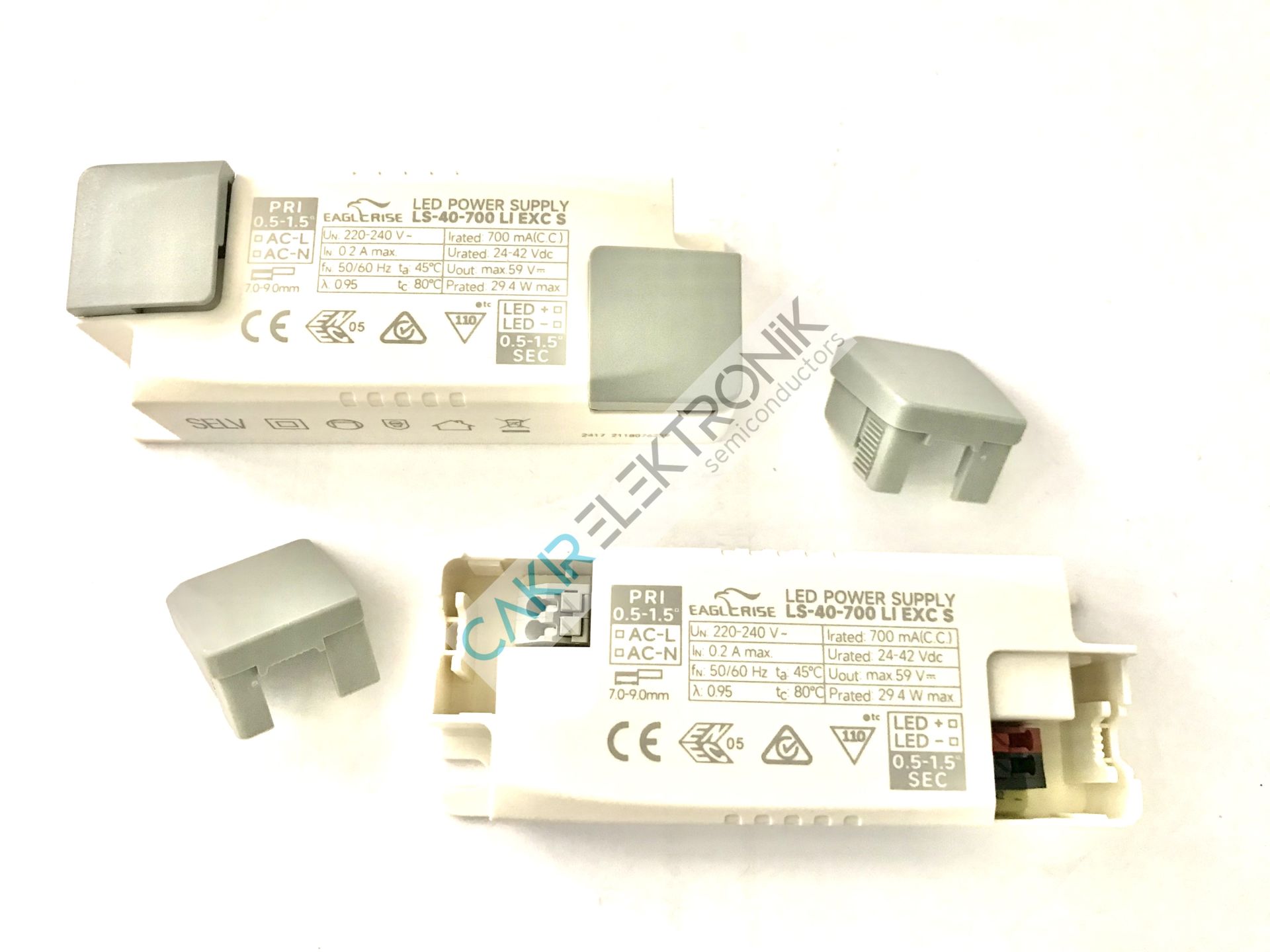 LED DRİVER EG-LS-40-700-LI-EXC-S 700mA 24~42Vdc PF>0.95 IP20  EAGLERISE ,  EAGLERISE LED DRIVER