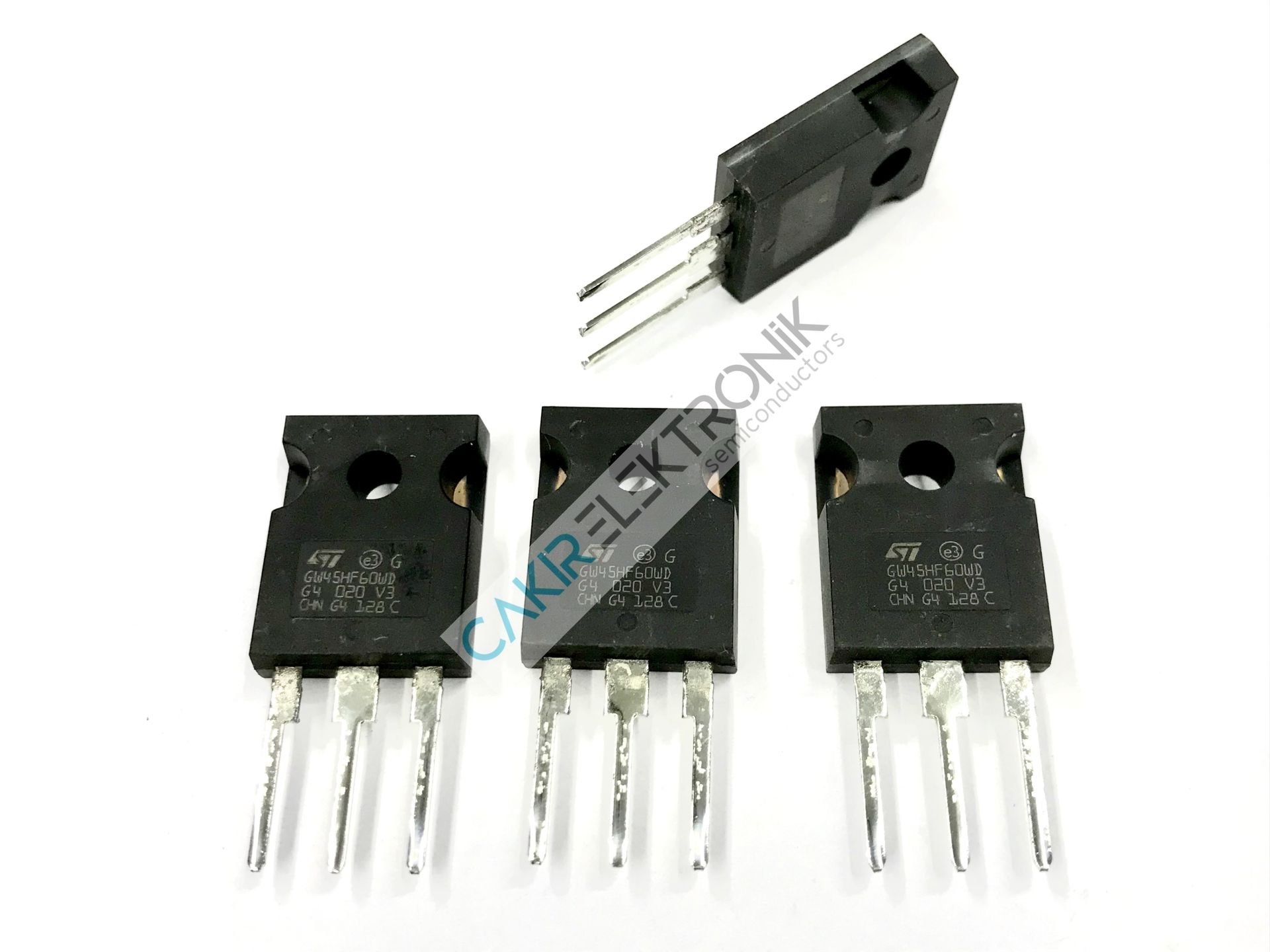 STGW45HF60WD - GW45HF60WD - 45HF60 - 45A. 600V. N KANAL ULTRAFAST IGBT