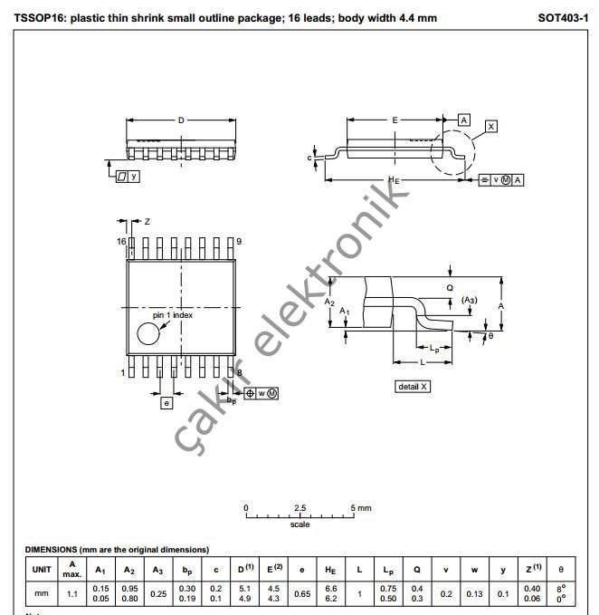 74HC4051 - TSSOP16 - HC4051 - 74HC4051PW - 8-channel analog multiplexer/demultiplexer