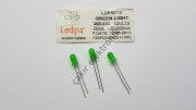 5MM YEŞİL LED 20MA - 565-570 NM - 1,9 - 2,1V - 100 - 200 MCD