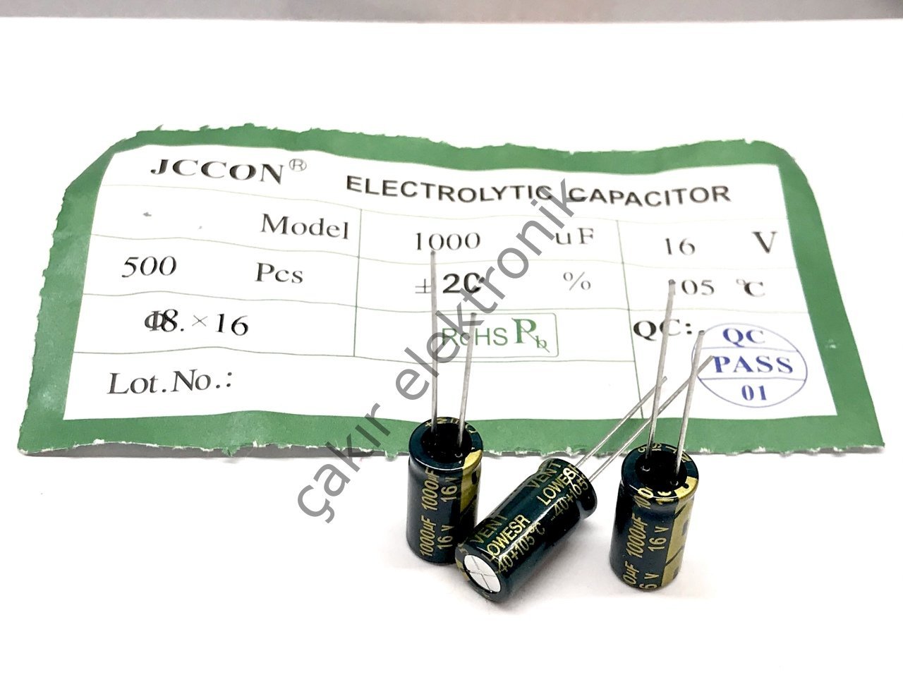 1000MF 16V  8X16MM 1000UF 16V  KONDANSATÖR