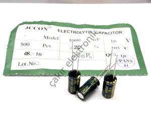 1000MF 16V  8X16MM 1000UF 16V  KONDANSATÖR