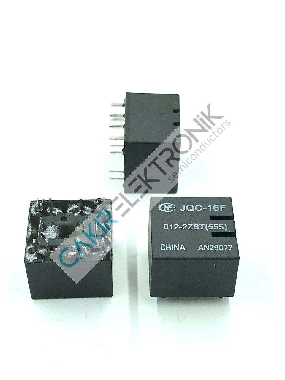 JQC-16F 012-2ZST [555]   12V OTO RÖLE   *  V23084-C2001-A403 12V  İLE UYUMLUDUR.