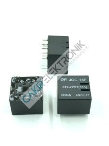 JQC-16F 012-2ZST [555]   12V OTO RÖLE   *  V23084-C2001-A403 12V  İLE UYUMLUDUR.