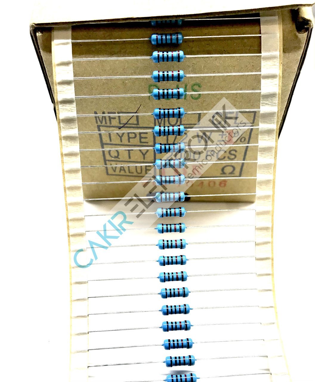 10K - 10 KOHM - 1/2WATT DİRENÇ - %1 10 ADETTİR