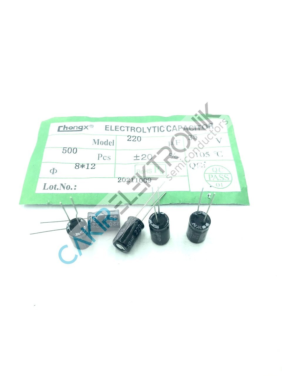 220UF 35V - 220MF 35V 8X12MM KONDANSATÖR
