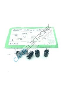 220UF 35V - 220MF 35V 8X12MM KONDANSATÖR