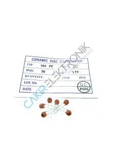 100NF - 50V. - 104PF - 104 PF - 0,1MF  - MERCİMEK KONDANSATÖR 25 ADETTİR