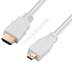 RASBERRY Pi 5 KABLO PSG91702 4K UHD HDMI 1m BEYAZ