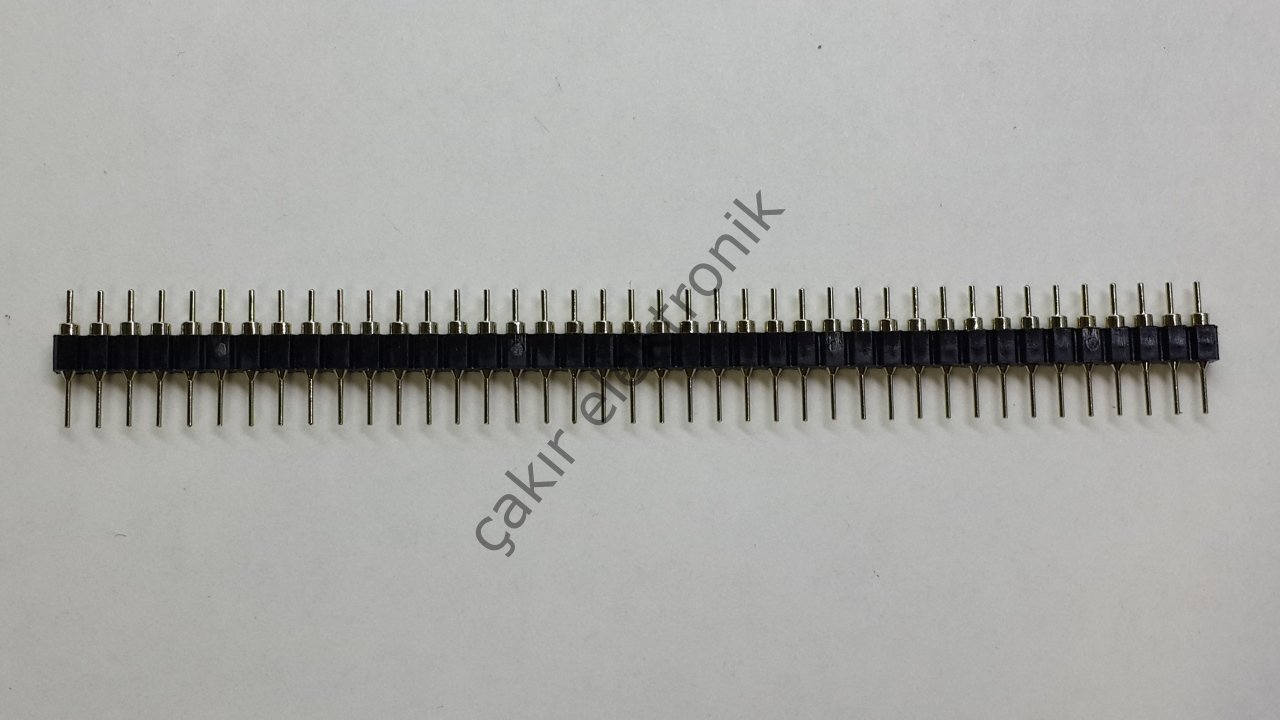 PIN HEADER  1x40 - 2,54MM  MACHİNE PİN