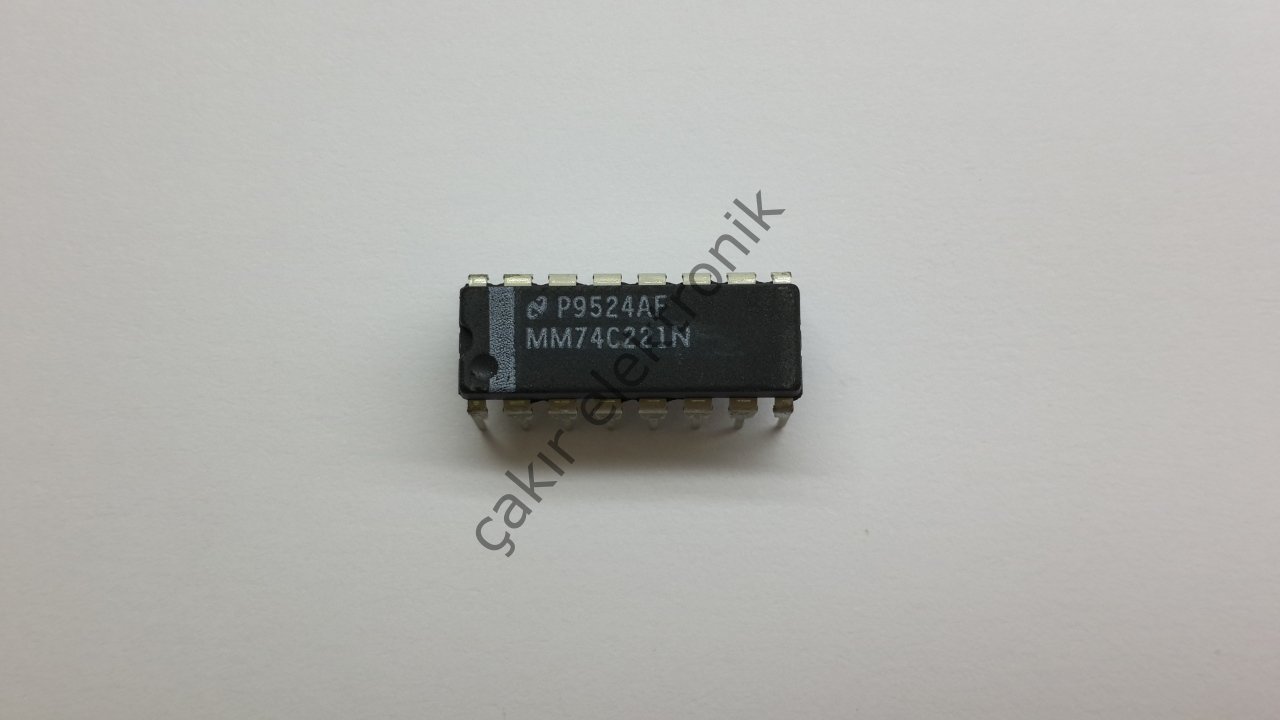 MM74C221N - 74C221 - Dual Monostable Multivibrator