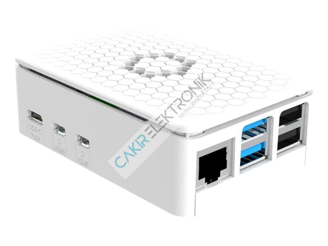 RASPBERRY Pi 5 BOŞ KUTU - BEYAZ (İÇERİSİ BOŞTUR) , RASPBERRY Pi 5 KORUMA KUTUSU , RASPBERRY Pi 5 KASA