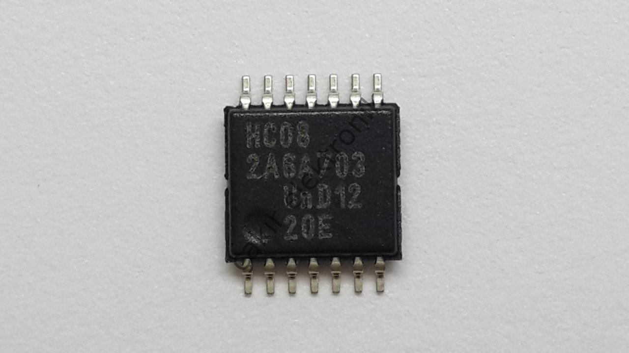 74HC08PW - HC08 -TSSOP14 - Quad 2-input AND gate