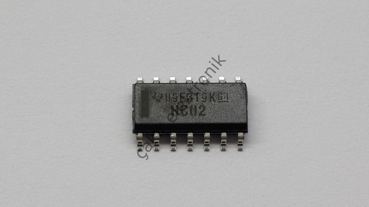 74HC02 - HC02 - smd  , Quadruple 2-Input Positive-NOR Gates