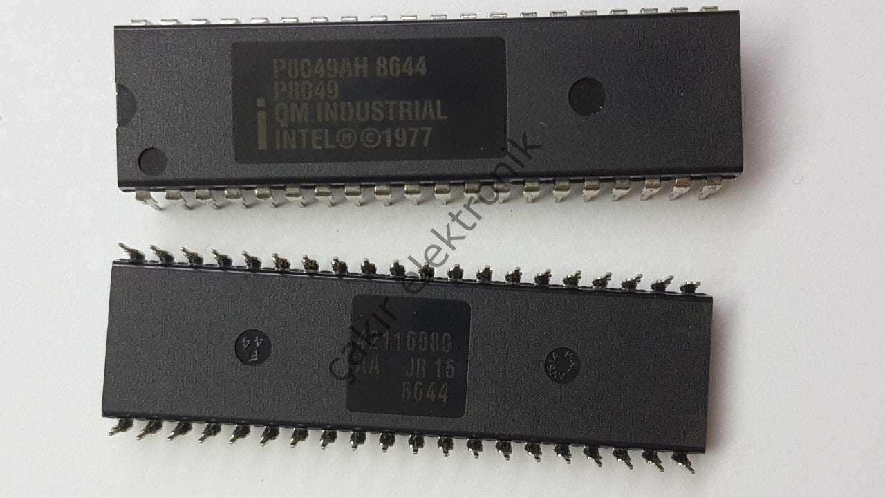 P8049AH - P8049 - 8-BIT, MROM, 11 MHz, MICROCONTROLLER, PDIP40
