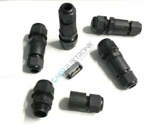 XY12-3P PG-9 IP68 PG9 Su Geçirmez Dış Mekan PG-9 IP68 POLYAMID KABLO BİRLEŞTİRİCİ