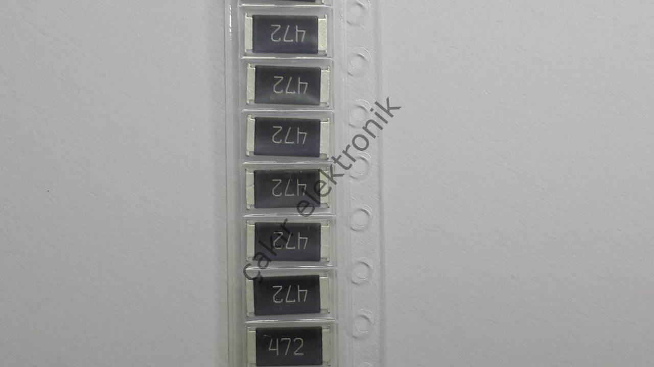 4,7K - 4K7 - 4.7KR - 472 -  %5 2512  DİRENÇ 10ADET