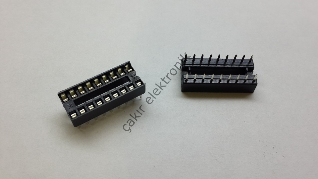 18 PİN ENTEGRE SOKETİ , 18Lİ ENTEGRE SOKETİ
