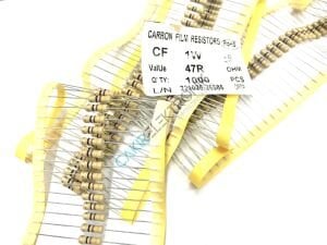 47R - 47 OHM -47 - 1WATT DİRENÇ - %5 10 ADETTİR