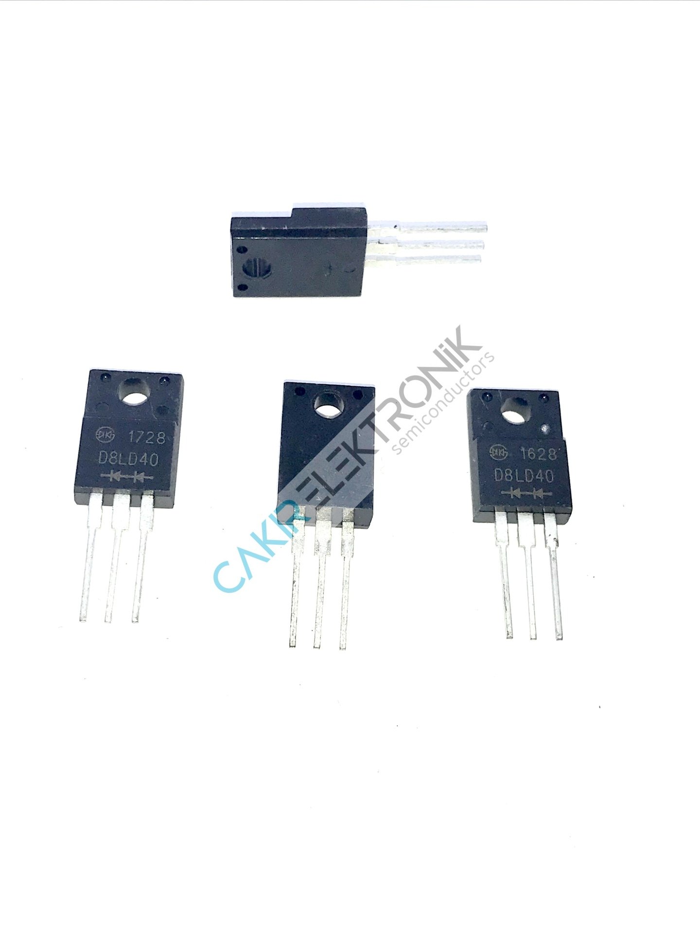 D8LD40 - 8A. 400V. SÜPER FAST DUAL DİYOT - 50NS.