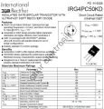 IRG4PC50KD, G4PC50KD IGBT, 600V, 52A,