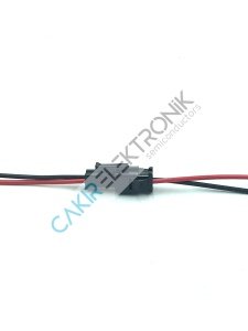 2-PİN JST SM KONNEKTÖR SETİ 2Lİ - 100'LÜ - LL001 - 2Lİ  KABLO KONNEKTÖRÜ  DİŞİ + ERKEK