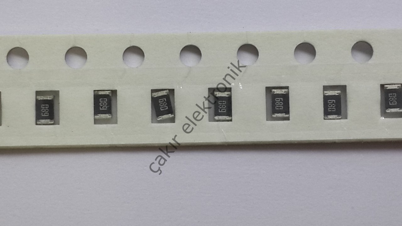 68R - 68 OHM - 680 - 805 KILIF DİRENÇ 25 ADETTİR