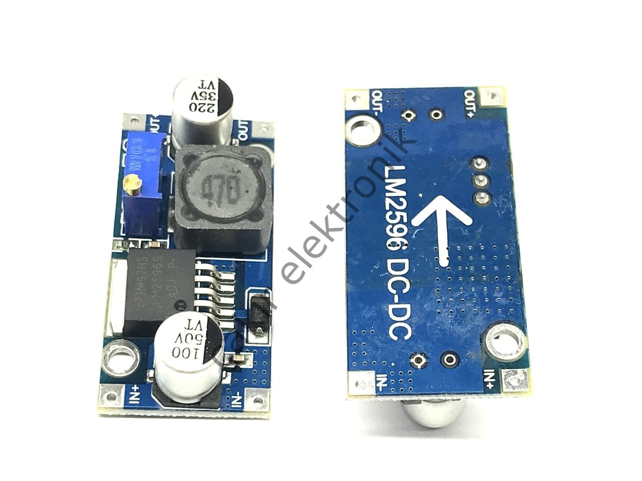 LM2596 MODUL DC-DC , Ayarlanabilir 3A Voltaj Regülatör Kartı Step-Down Adjustable Power Supply Module - ayarlanabilir voltaj modülü