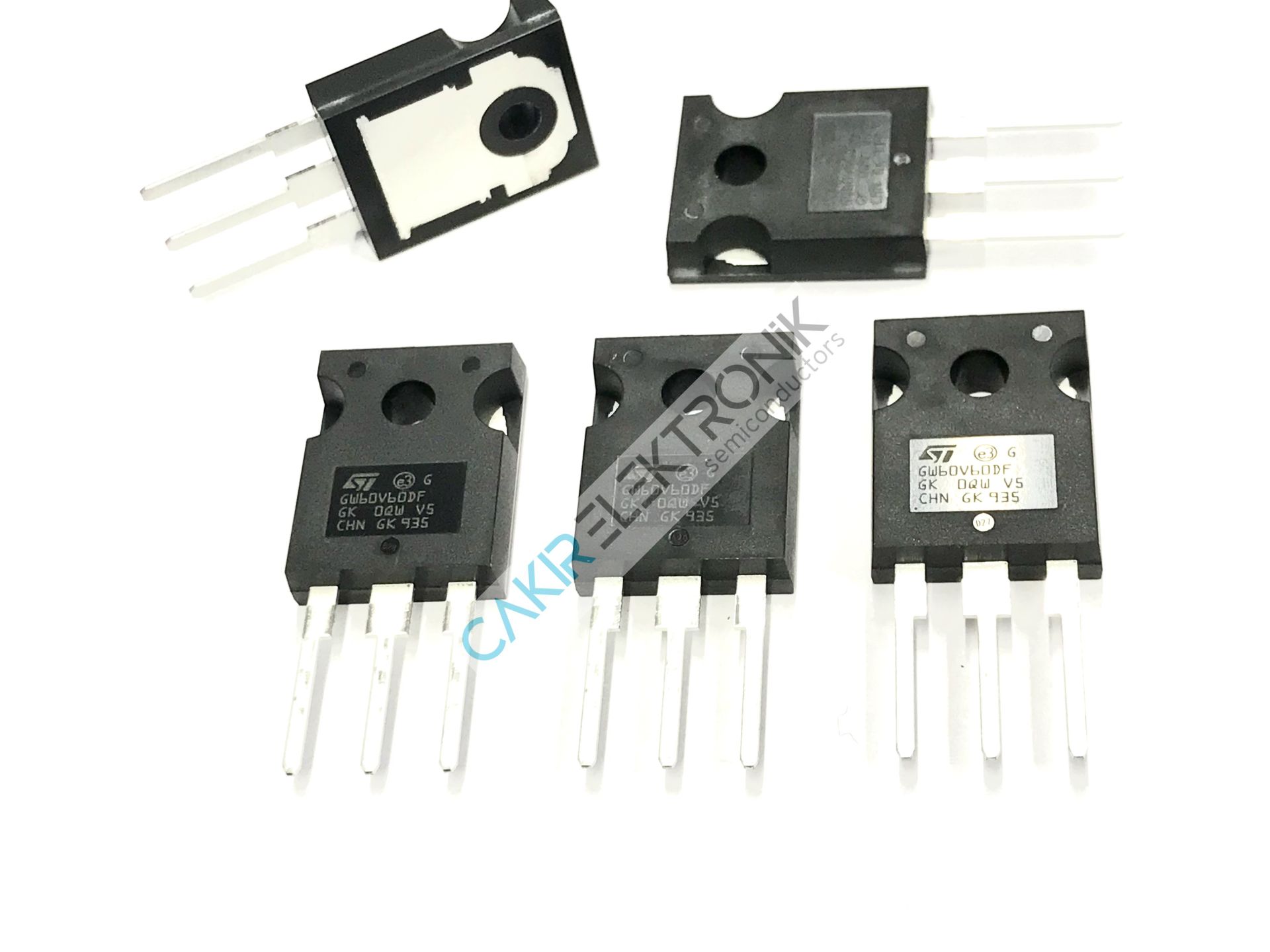 STGW60V60DF   STGW60V60D  ORIGINAL - GW60V60DF - 60V60-60A. 600V. IGBT