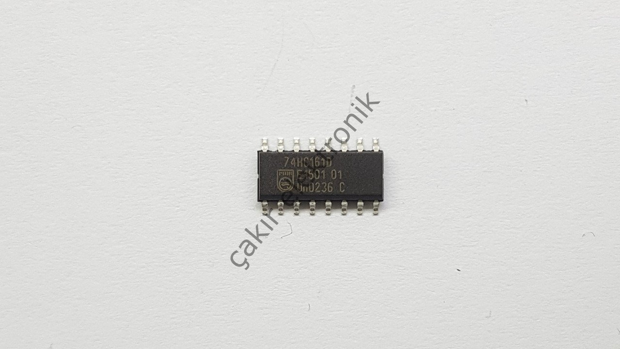 74HC161D - 74HC161 - HC161 - Presettable synchronous 4-bit binary counter; asynchronous reset