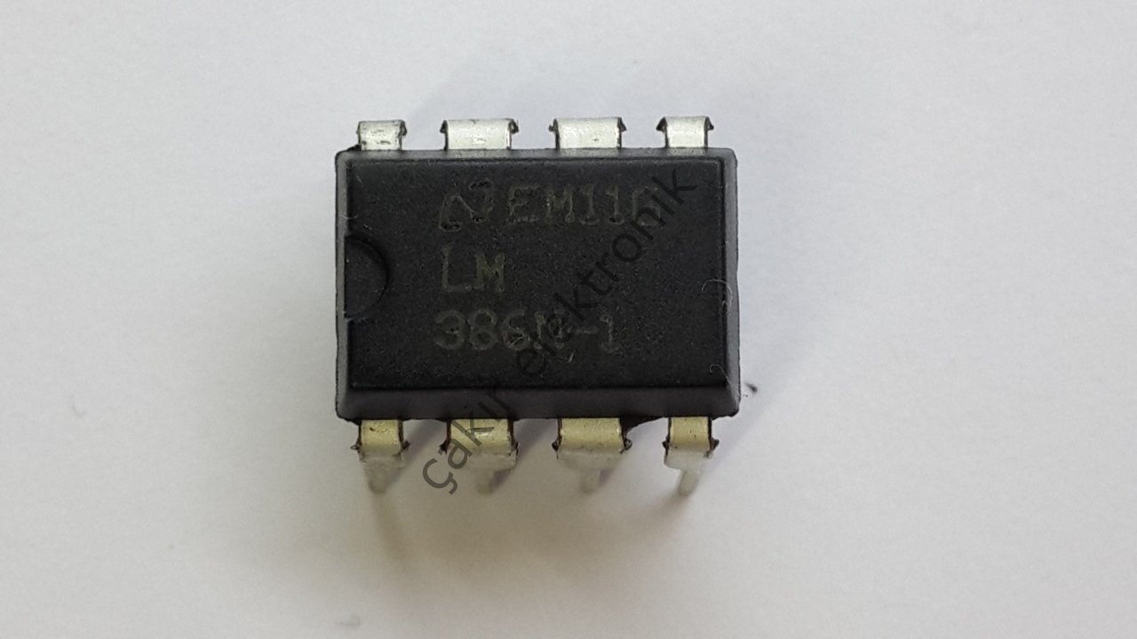 LM386N-1 - LM386N - LM386 DIP - Low Voltage Audio Power Amplifier