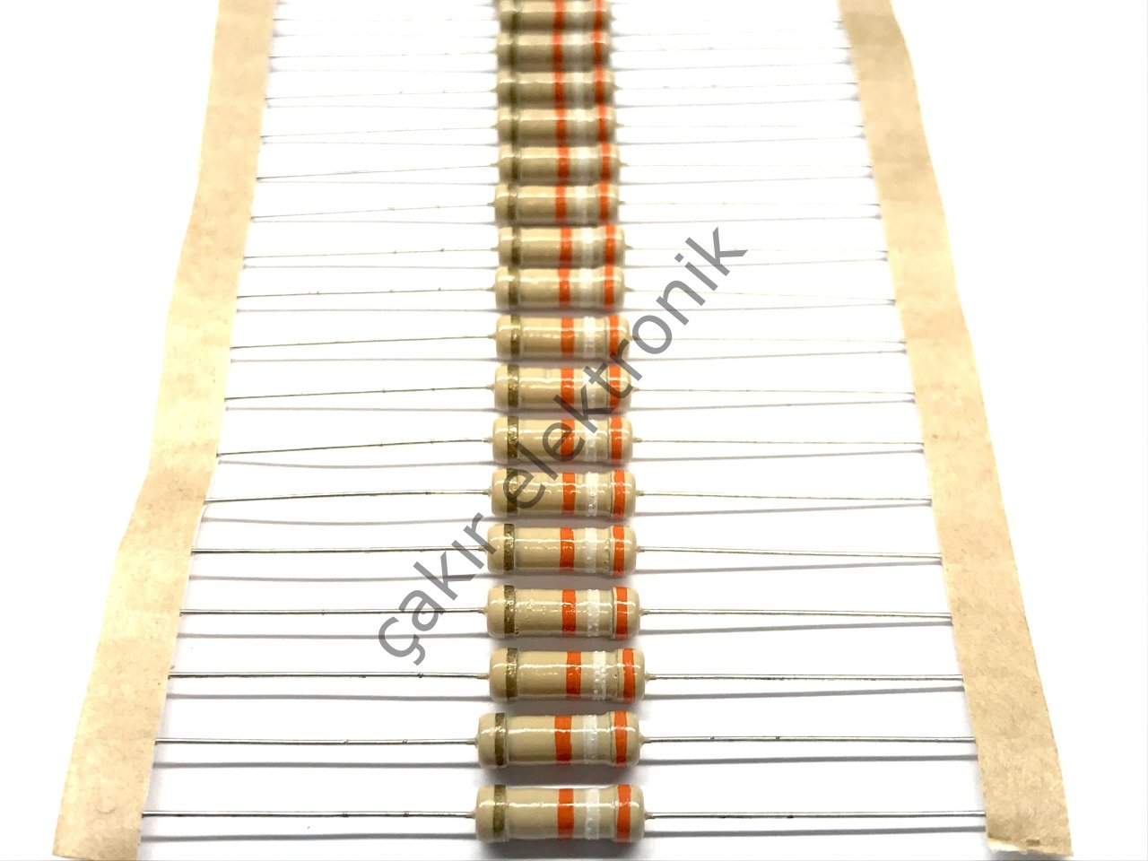 39K - 39KR -  39KΩ - 1WATT DİRENÇ %5
