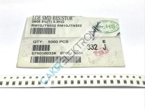 3,3K - 3K3 - 3,3KR - 3.3K - 332 - 805  DİRENÇ 25 ADETTİR