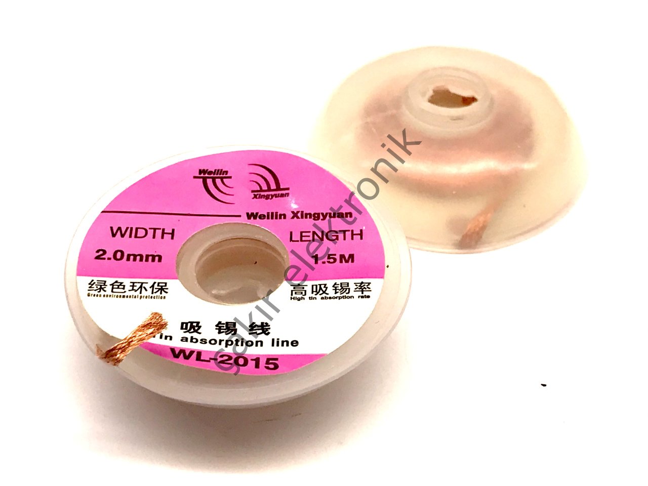 [WL2015]  2MM   LEHİM EMME TELİ , [WL1515]  1.5MM 1,5MM   LEHİM EMME TELİ , LEHİM ÇEKME TELİ , LEHİM SÖKME TELİ