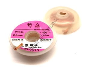 [WL2015]  2MM   LEHİM EMME TELİ , [WL1515]  1.5MM 1,5MM   LEHİM EMME TELİ , LEHİM ÇEKME TELİ , LEHİM SÖKME TELİ