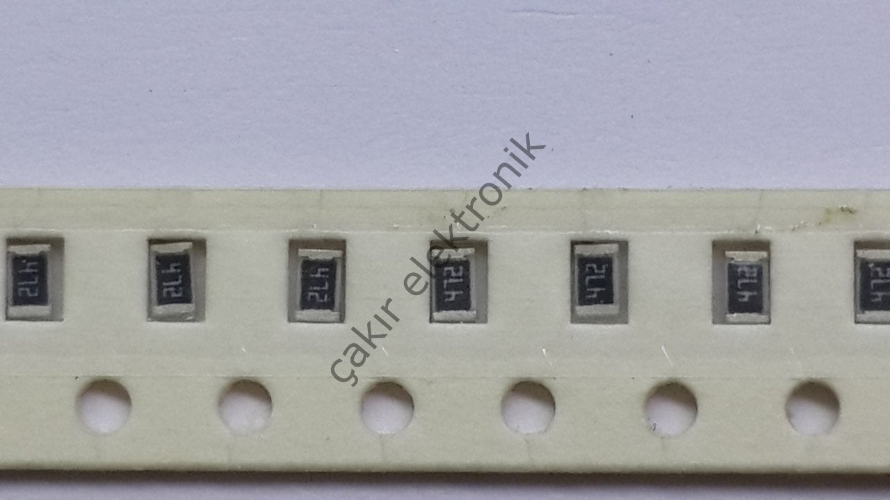 4,7K - 4K7 - 4.7K  - 472 - 805 DİRENÇ 25 ADETTİR