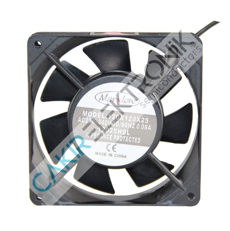 120x120x25 MM  220V AC FAN 0,08A
