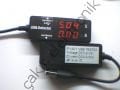 PVA01 USB TESTER  DC3,2V-15V  3A.