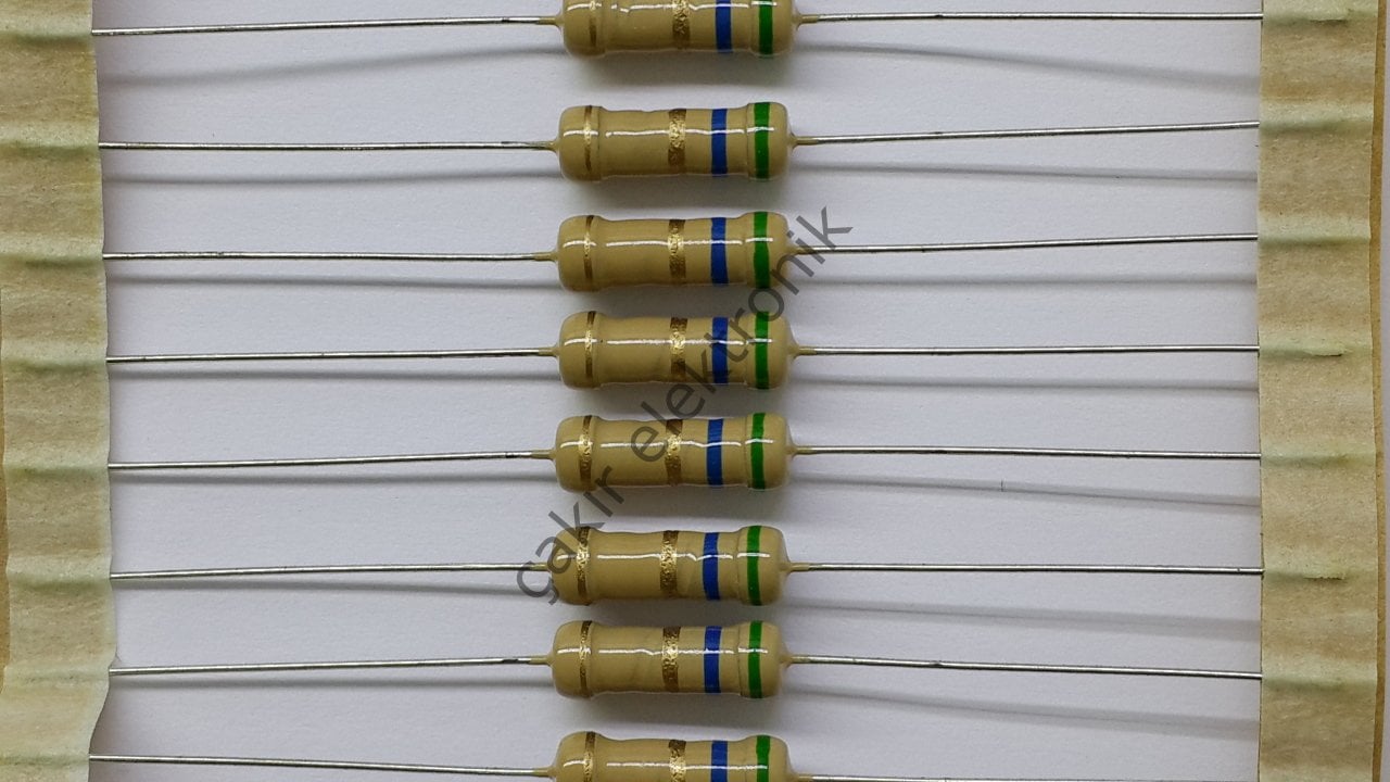 5,6R - 5R6 - 5,6 OHM - 5.6R - 1WATT DİRENÇ