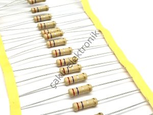 0.27R 2W - 0,27R 2W -  0,27OHM 2W -  0,27Ω - R27 2w  2WATT DİRENÇ 25 ADETTİR