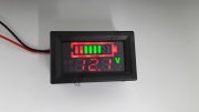 V27D09 - AKÜ GÖSTERGESİ - YÜZDE - LED BAR - VOLT GÖSTERGE  12 V.