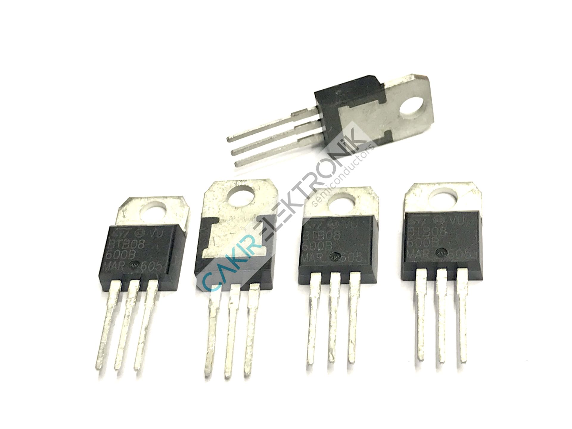 BTB08-600 - BTB08-600B - 8 A Triacs 600V.
