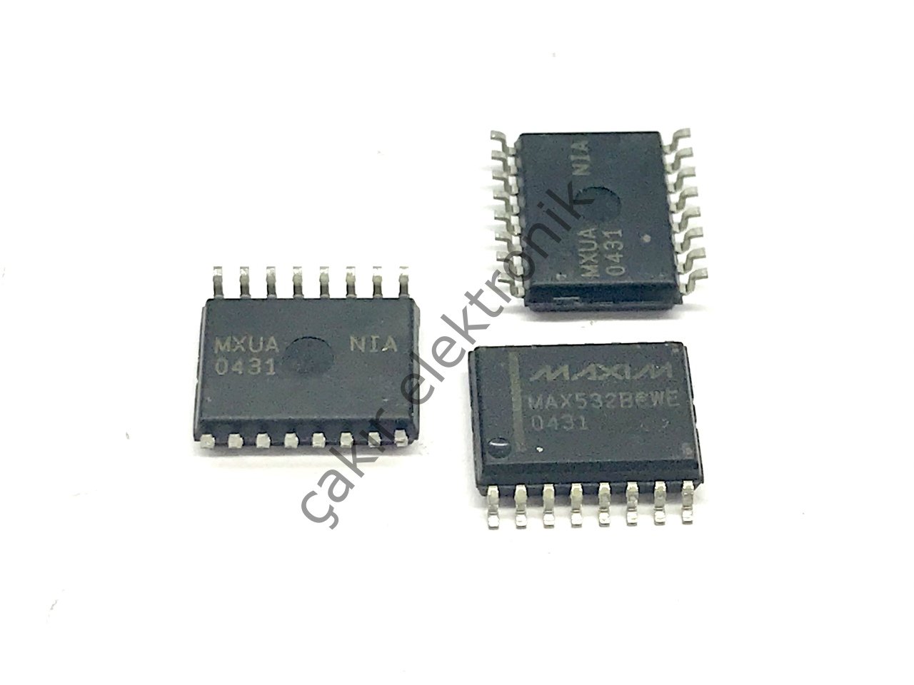 MAX532BCWE - MAX532 - Quad, Serial 8-Bit DACs with Rail-to-Rail Outputs