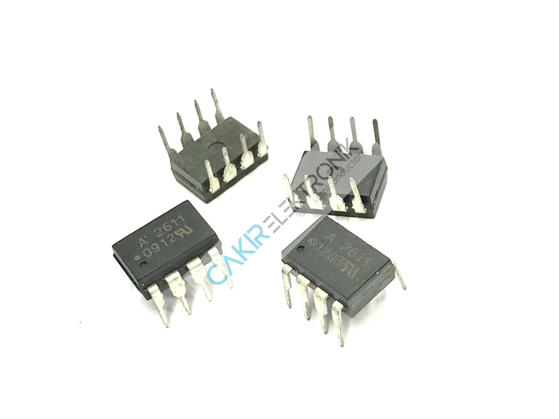 HCPL2611 - A2611 - HCPL-2611 - HCPL-2611-000E - DIP 8 LOGICHigh CMR, High Speed TTL Compatible Optocouplers