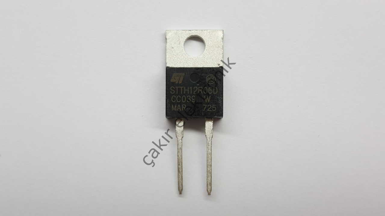 STTH12R06D , STTH12R06 ,STTH1206, STTH1206D, 16A. 600V. TURBO ULTRAFAST DİYOT