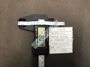 1MM , 7P 100MM (7PIN 10CM)FFC/FPC flexible flat cable , film kablo